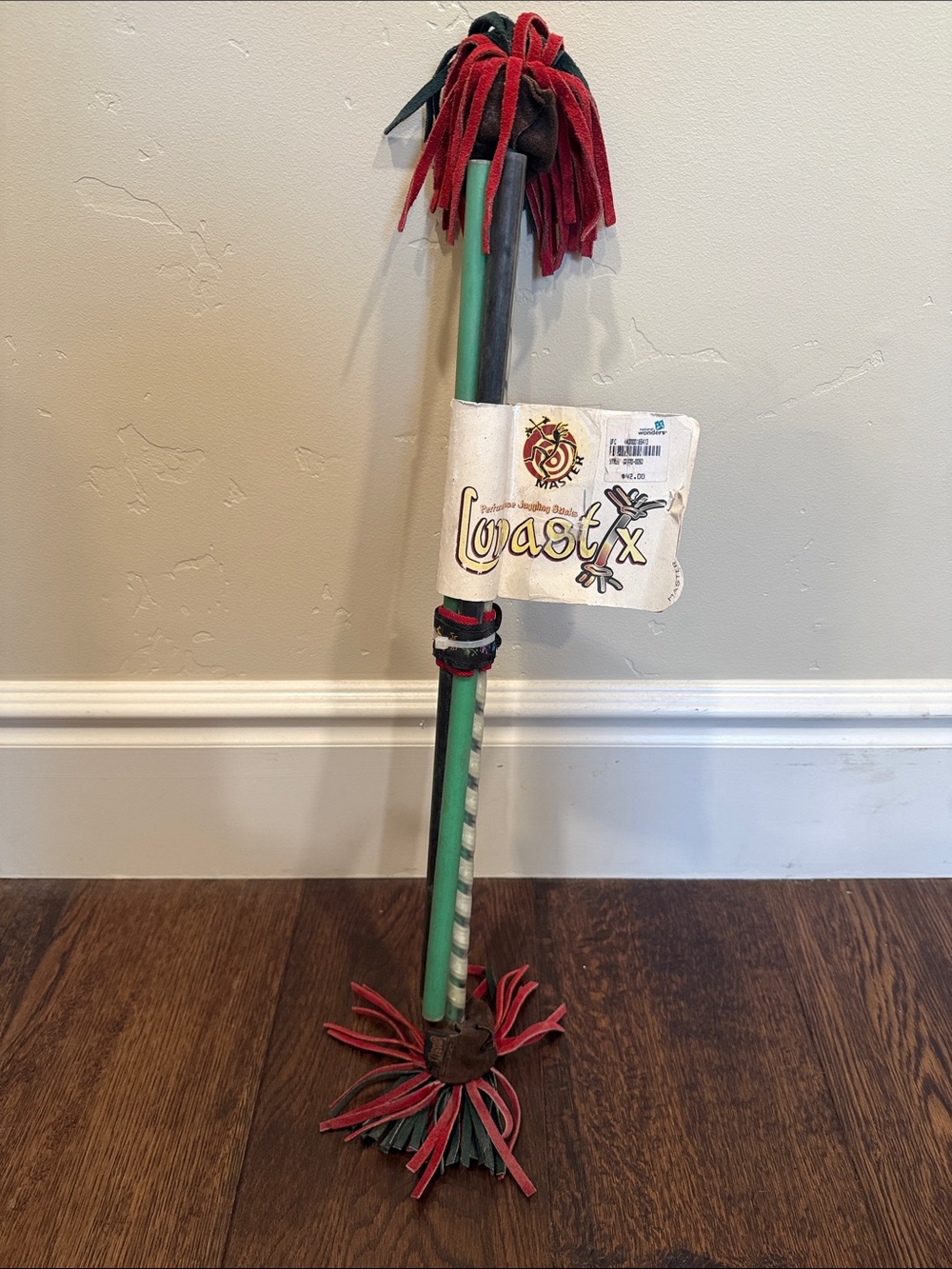 NWT Lunastix Performance Juggling Sticks - Green & Black